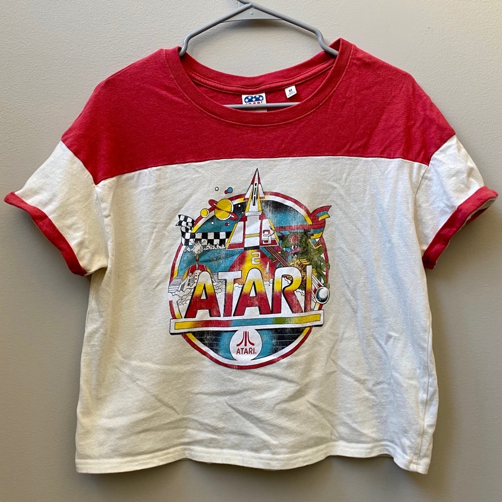 Junk Food | Retro Atari Graphic Ringer Tee